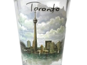 Toronto shot glass colored
