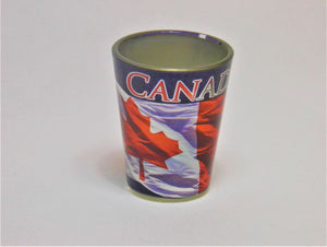 Canada Shot Glass  with Flag