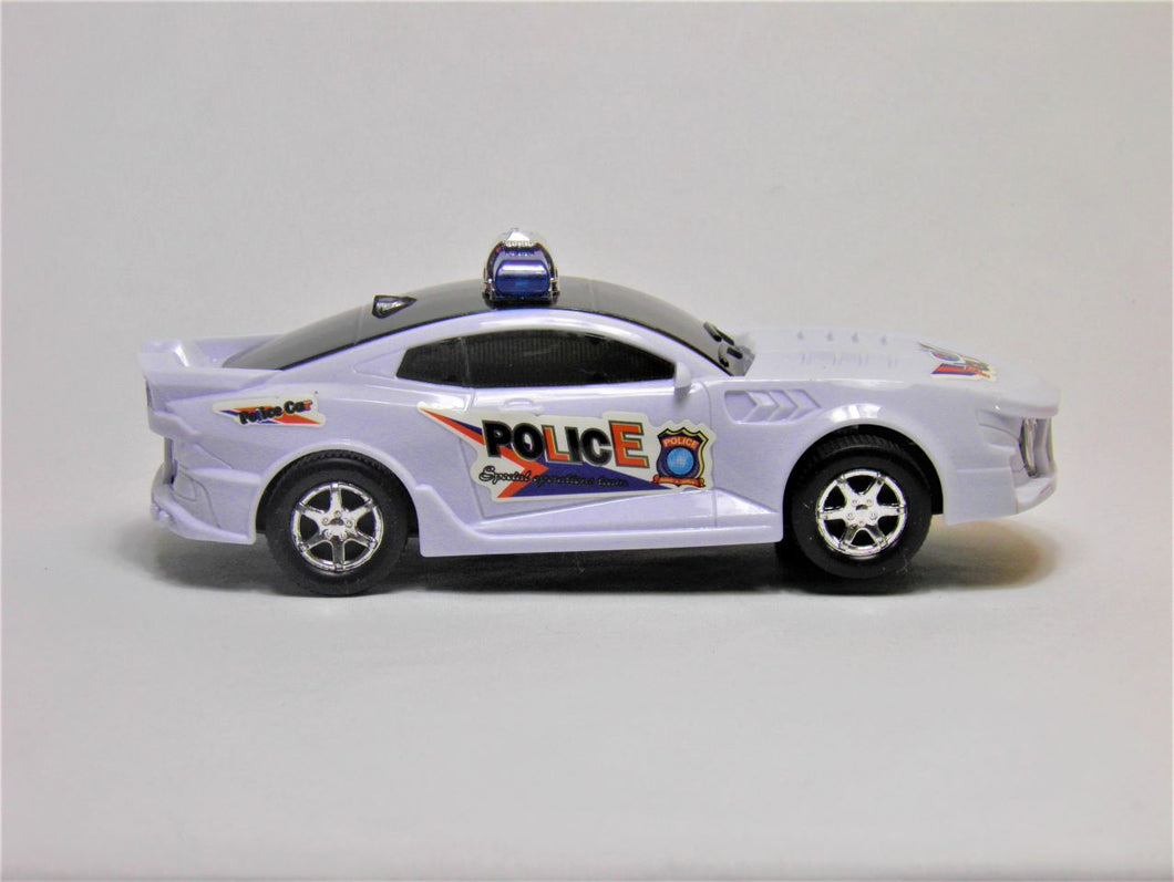 Police Car Flashing Light & Music battery operated,