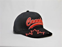 Load image into Gallery viewer, Canada Adult Cap Half Maple Leaf On Visor
