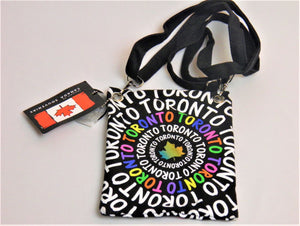 Canada and Toronto Small Cross Body Bag Circle Design