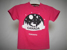 Load image into Gallery viewer, Toronto Kids T-shirt Canada Moose/Moon GLOW
