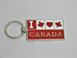 Canada 3 Leaf Keychain