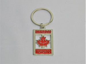 Toronto Red Maple Leaf Keychain,