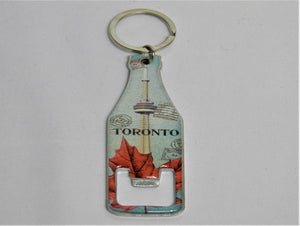 Toronto Bottle keychain with bottle opener