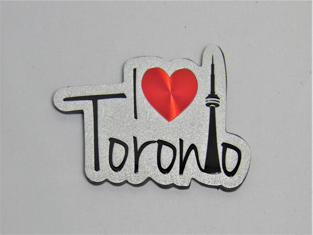 Toronto - I Love TO Foil Magnet