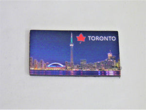 Toronto Skyline And Harbor Front Night View Magnet