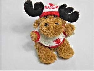 Canada Moose with Sweater and Toque