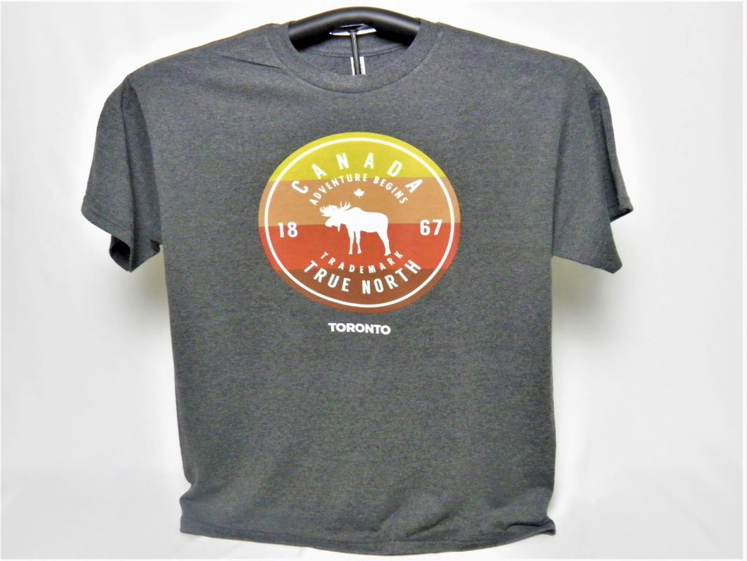 Adult T-shirt Canada True North Moose