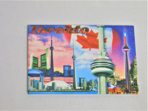 Toronto CN Tower with Canada Flag Magnet